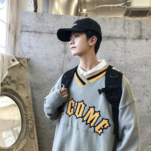 Load image into Gallery viewer, 2018 Winter Men's V-Collar Knitting In Warm Cashmere Sweaters Casual Printing Pullover High-quality Woolen Coats Size M-3XL